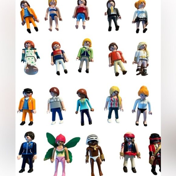 Playmobil figures Lot of 20 mixed includes fairy, pirates - Picture 1 of 5